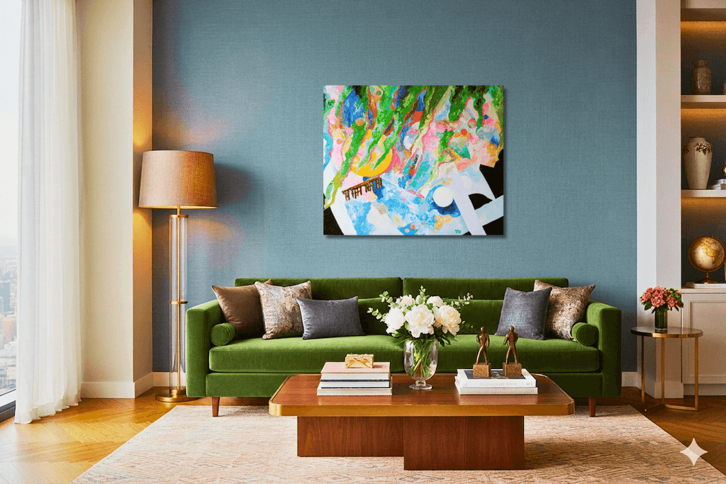 Kyoto — Original Oil Painting by Yu Kuramitsu — Kyoto landscape painting, Japanese traditional scenery, serene cultural art, calming wall art
