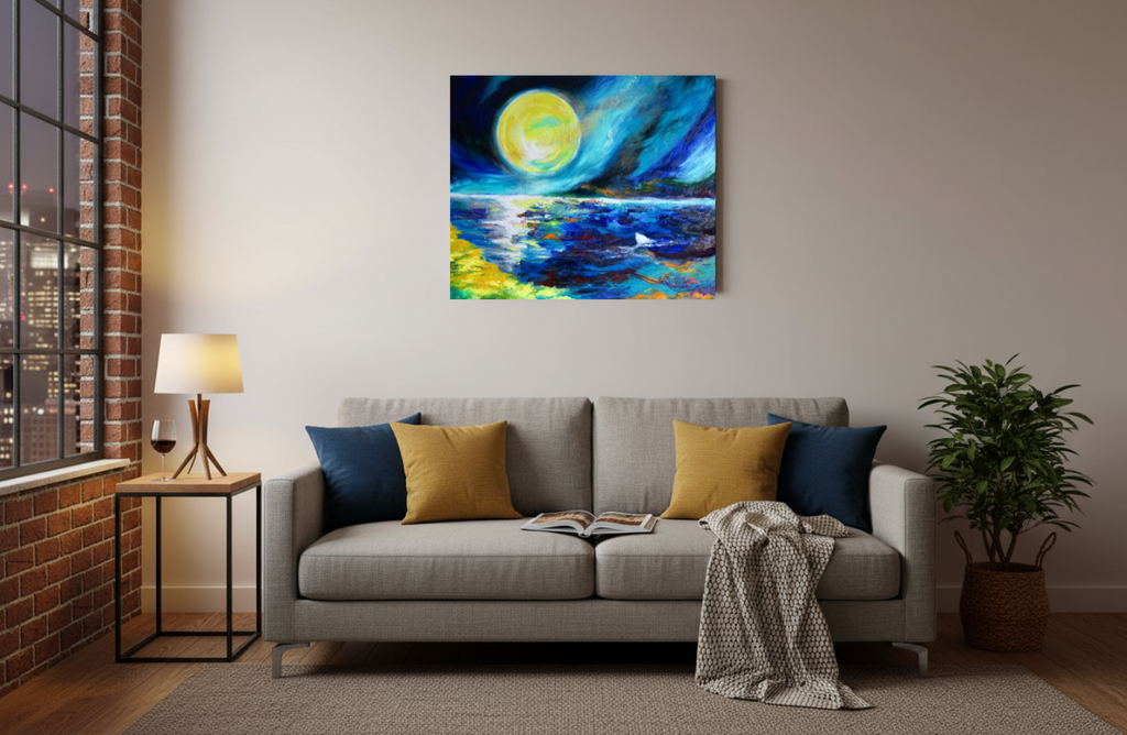 Nobady answers in the moonlight