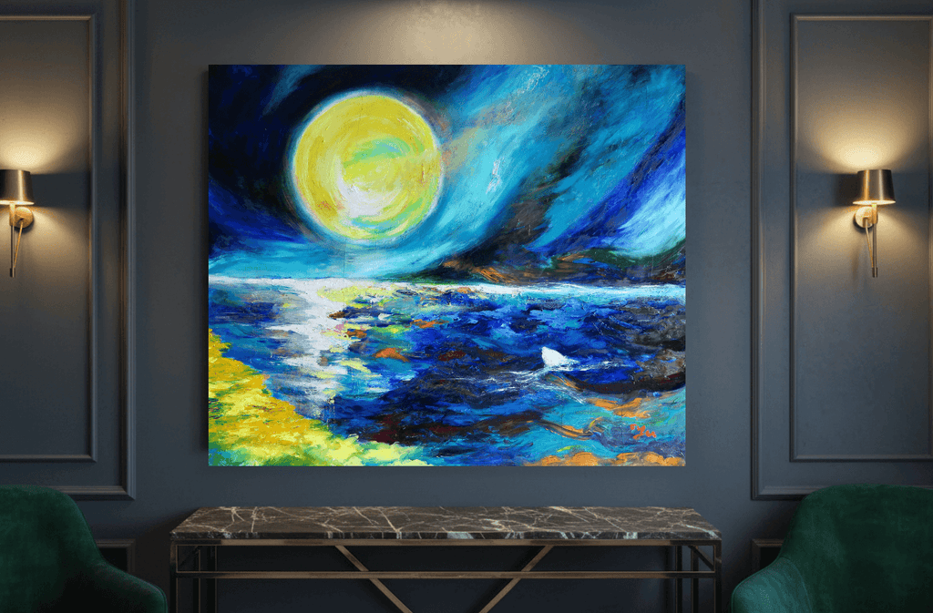 Nobady answers in the moonlight