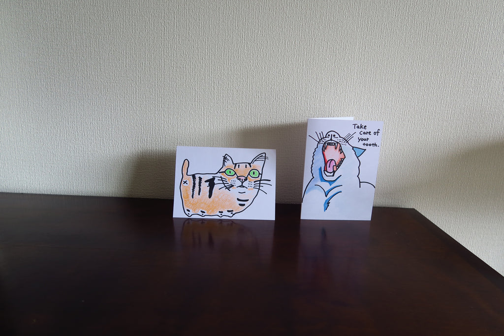 Custom Animal Portrait in Pen & Color