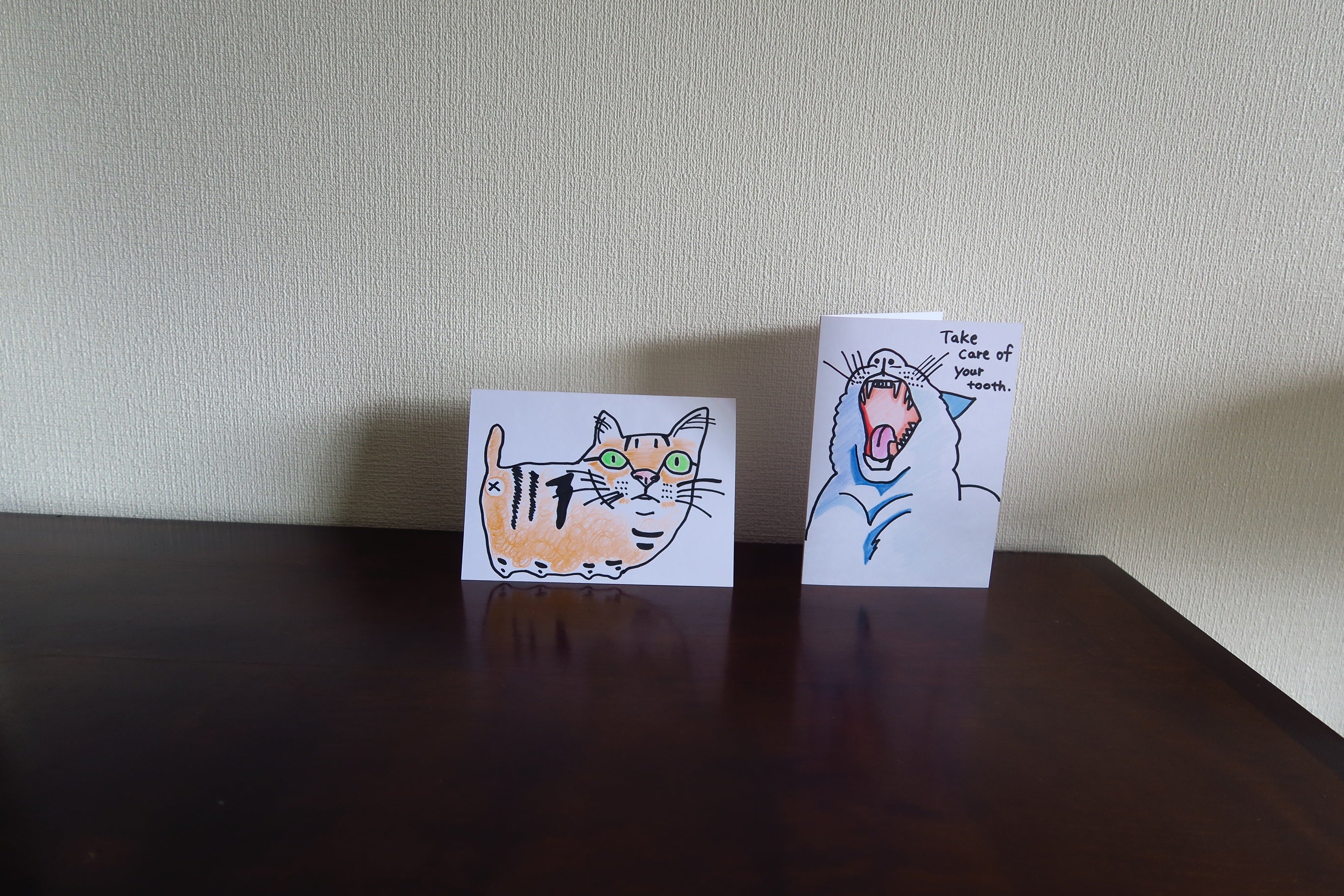 Custom Animal Portrait in Pen & Color